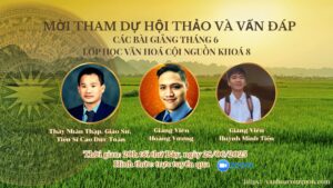 Buổi 14 Khóa 8 Lớp Học Văn Hóa Cội Nguồn