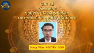 Buổi 36 Khóa 7 Lớp Học Văn Hóa Cội Nguồn - Thầy Nguyên Định